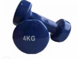 Vinyl Dumbbells Weights 4kg