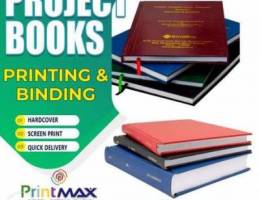 Project Book Hard Binding
