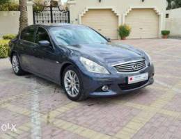 Infiniti g25 - 2014 Full option - Low mile...