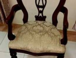 Wooden finishing cushion chair