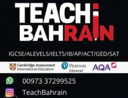 (TeachBahrain) IGCSE, ALevel, IB, AP, SAT