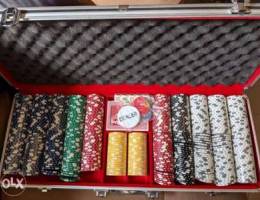 Clay poker chip set