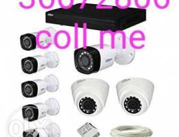 Camera and fitting hard disc DVR CCTV