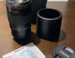 Canon Macro Lens and one godox light