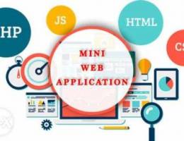 we develop mini web application