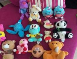 Soft toys - total of 14 pieces