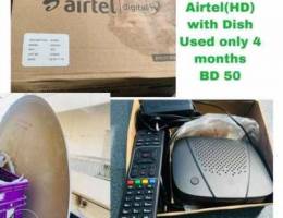 Airtel hd reciver 50 bd