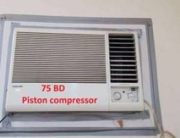 Toshiba 2 ton Window A/C 75 bd piston comp...