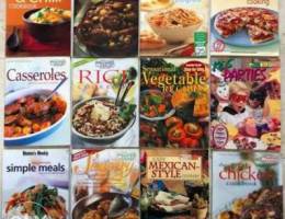 Large Collection of Cookbooks and Diet Boo...