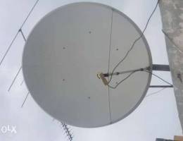 Airtel 6 ft single piece dish