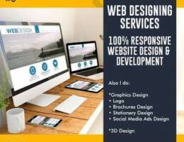 I do Website design / Graphics / 3D Design