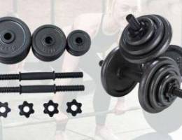 Cast-Iron-Dumbbell-Set-20kg Adjustable