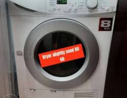 Dryer 8kg slightly used in good condition ...