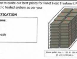 Wooden pallet and wood heat treatment mach...