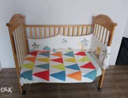 Cot with mattress