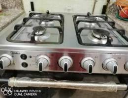 Midea Gas cooker _4 burner Gas stove