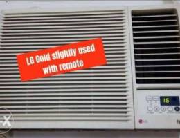 LG Gold window ac with remote slightly use...