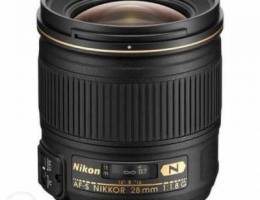 Nikon Nikkor 28mm 1.8G Prime Lens