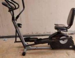 heavy duty 2 in 1 cross trainer and seated...