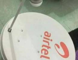 Airtel dish fixing dish satellite TV recei...