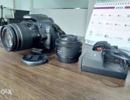 For sale camera canon EOS550D+LENS EF-S 18...