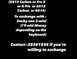 WANTED Any Logitech mechanical keyboard Fo...