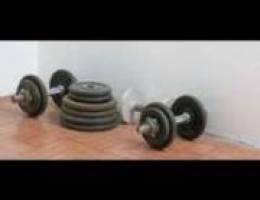 60kg totally weight pluse 1 staright and w...