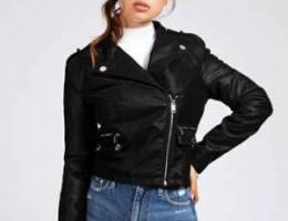 Faux leather jacket Guess