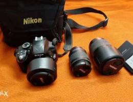 Nikon D3300 with 50mm ,18-55mm ,Tamron len...