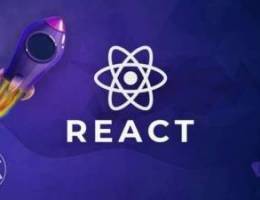 we develop a web app by node js, react, ex...