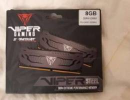 Patroit viper 8gb ram 3000mhz new