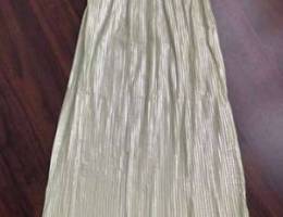 Pleated mint green skirt