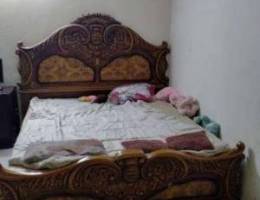 Bed with mattress for sale 20bd.