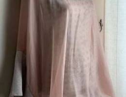 Dirty pink net blouse