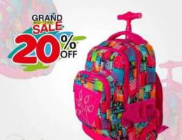 20% OFF School Bags, Trolly Bags, Modern B...