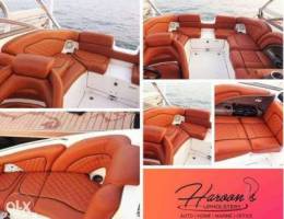 Boat upholstery and detailing