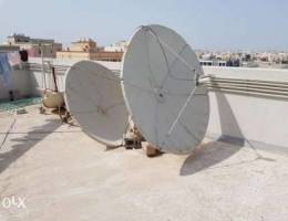 2 Satellite Dishes for sale with LNB