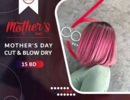 Mother's Day Special Offer: Haircut and Bl...