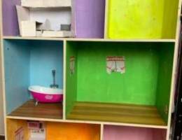 wooden Barbie house