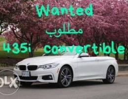 wanted 435i or 440i convertible