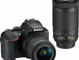 Nikon D5600 with lenses