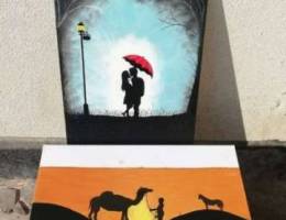 Handmade paintings