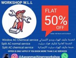 AC service 50% off