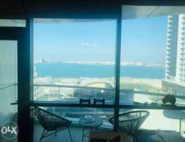 Sea facing with balcony two bedrooms flat ...