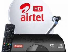 Airtel receiver and dish