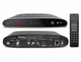 Airtel Hd receiver with recording iand rem...