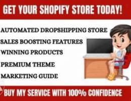 we do shopify dropshipping website, one pr...