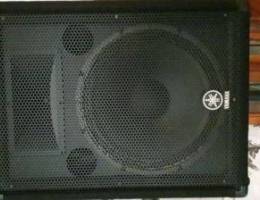 Yamaha PA system with speakers Pair