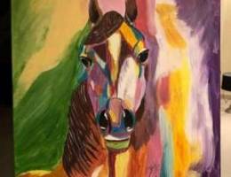 Horse painting