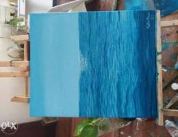 Seascape wave oil painting original